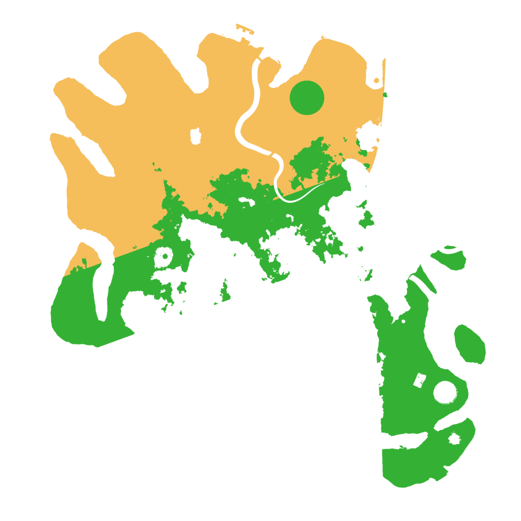 Biome Rust Map: Procedural Map, Size: 4000, Seed: 835446
