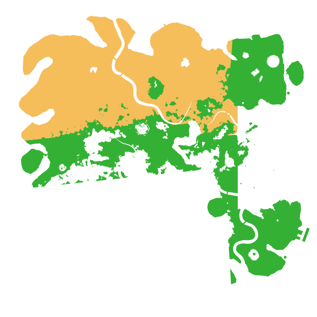 Biome Rust Map: Procedural Map, Size: 4500, Seed: 1552994413