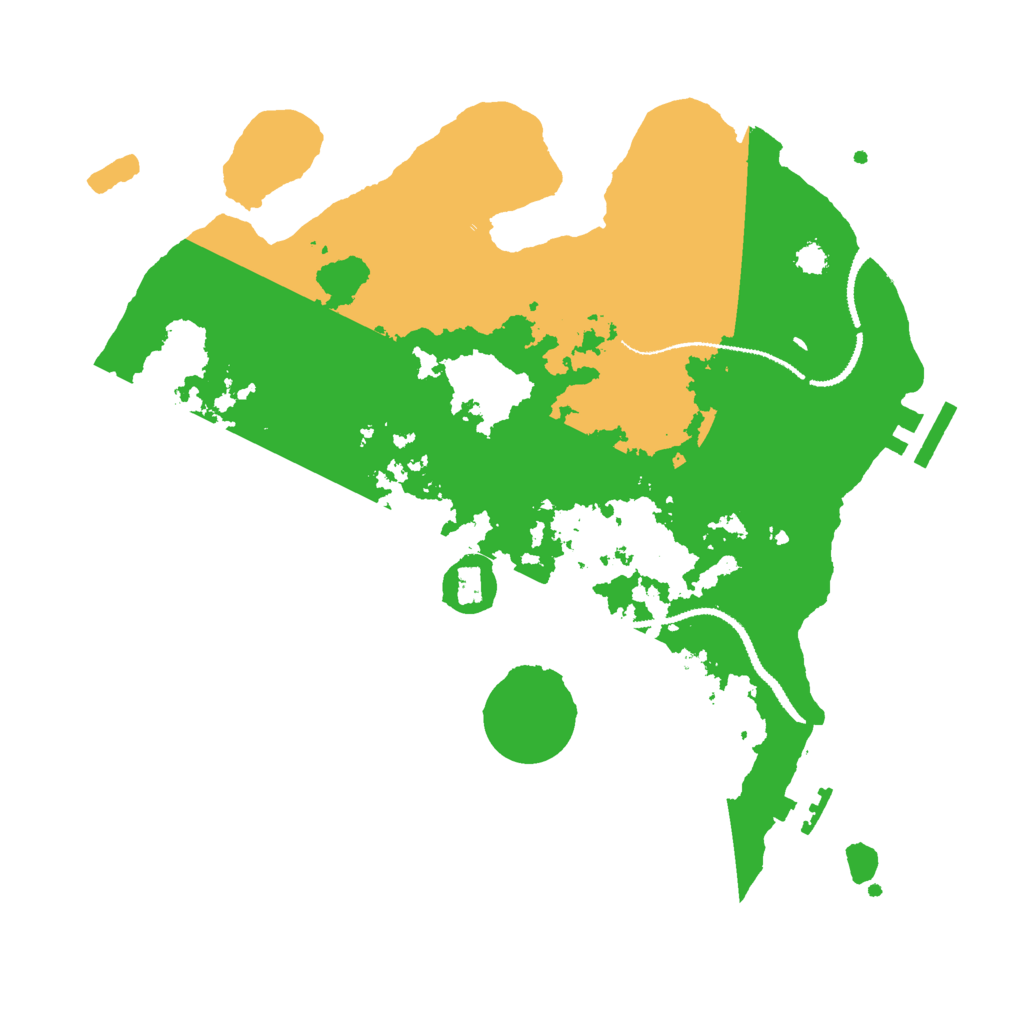 Biome Rust Map: Procedural Map, Size: 3000, Seed: 87853980