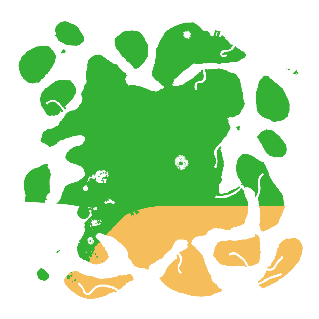 Biome Rust Map: Procedural Map, Size: 3500, Seed: 1646943