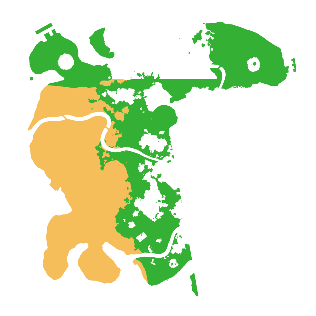 Biome Rust Map: Procedural Map, Size: 3500, Seed: 784506074