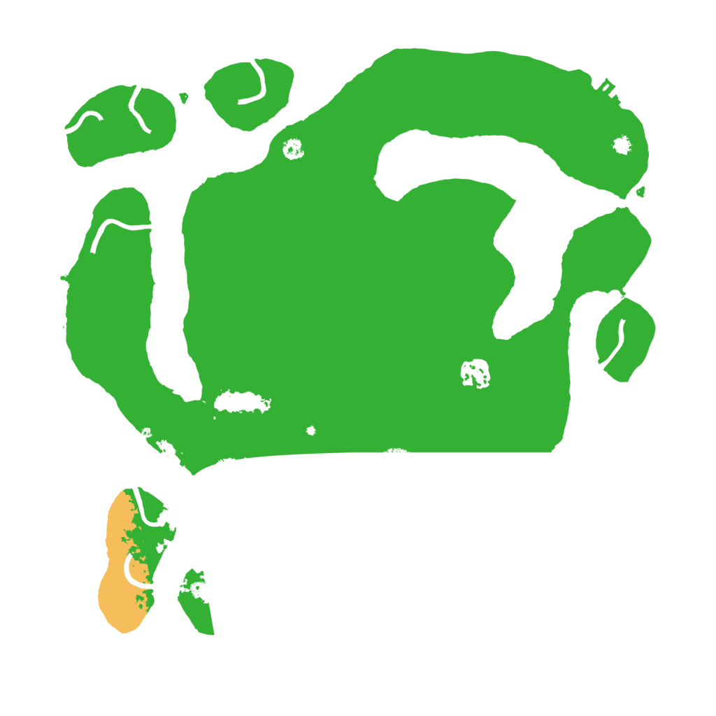 Biome Rust Map: Procedural Map, Size: 3500, Seed: 784506074