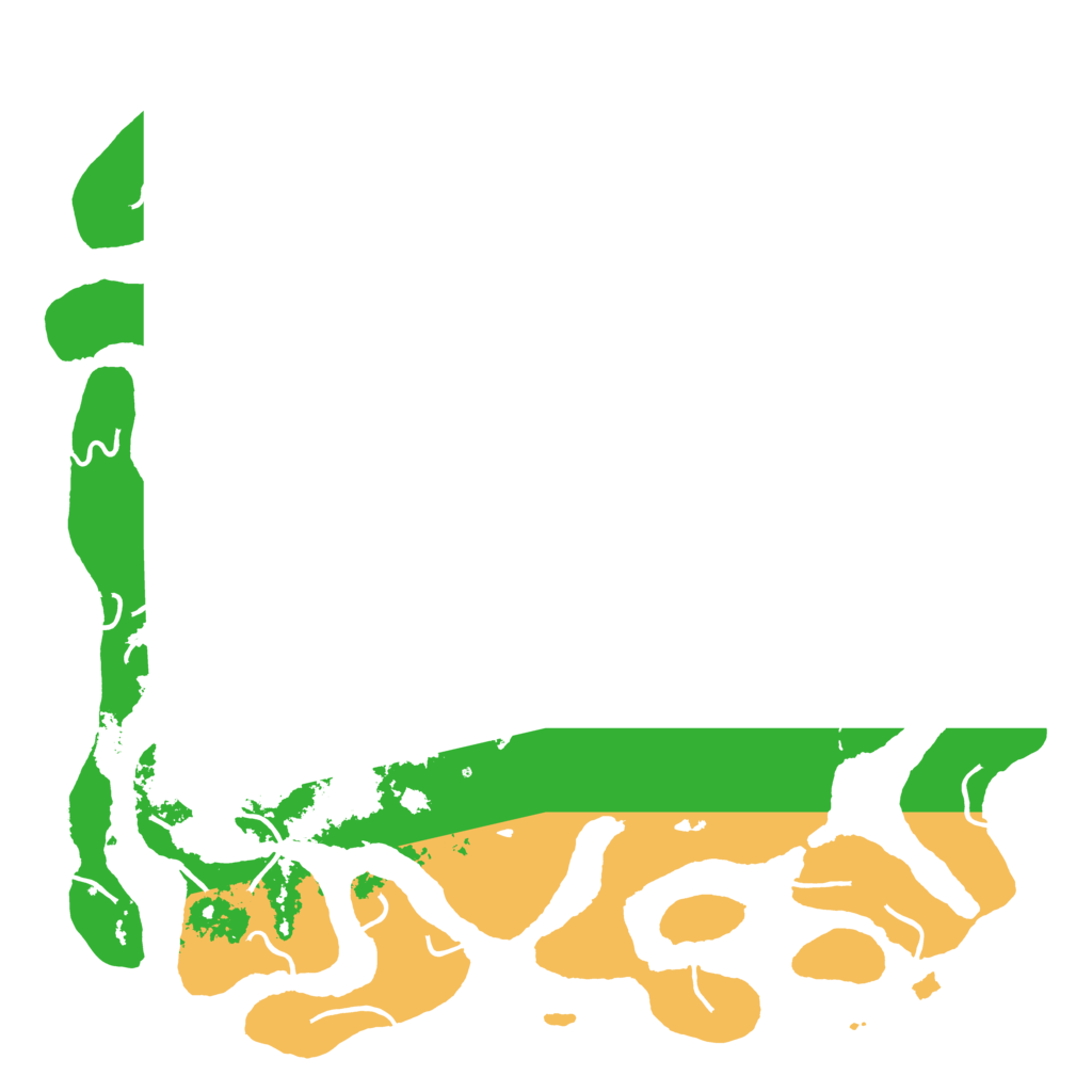 Biome Rust Map: Procedural Map, Size: 5500, Seed: 5615