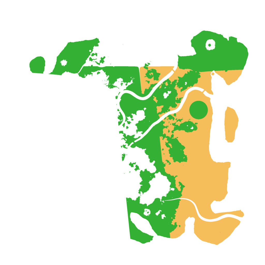 Biome Rust Map: Procedural Map, Size: 3800, Seed: 90208