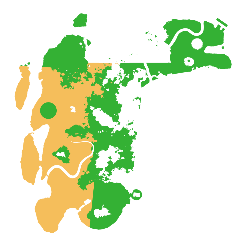Biome Rust Map: Procedural Map, Size: 4000, Seed: 198985826