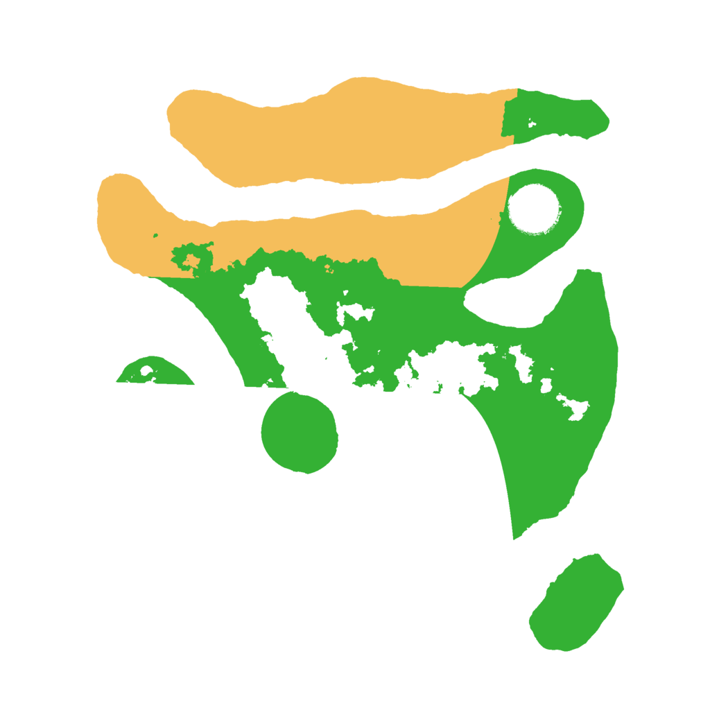 Biome Rust Map: Barren, Size: 2500, Seed: 140264