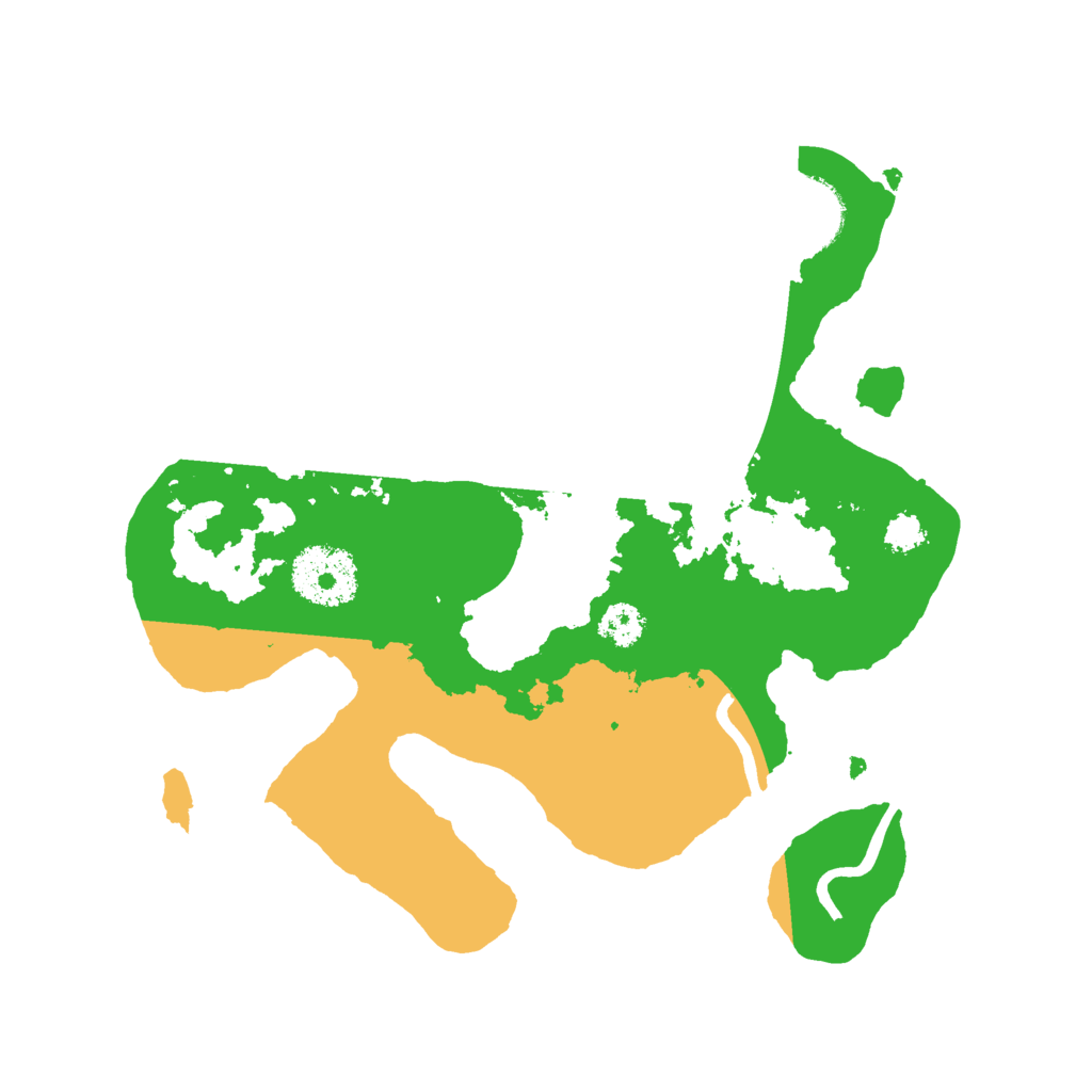 Biome Rust Map: Procedural Map, Size: 2600, Seed: 1234