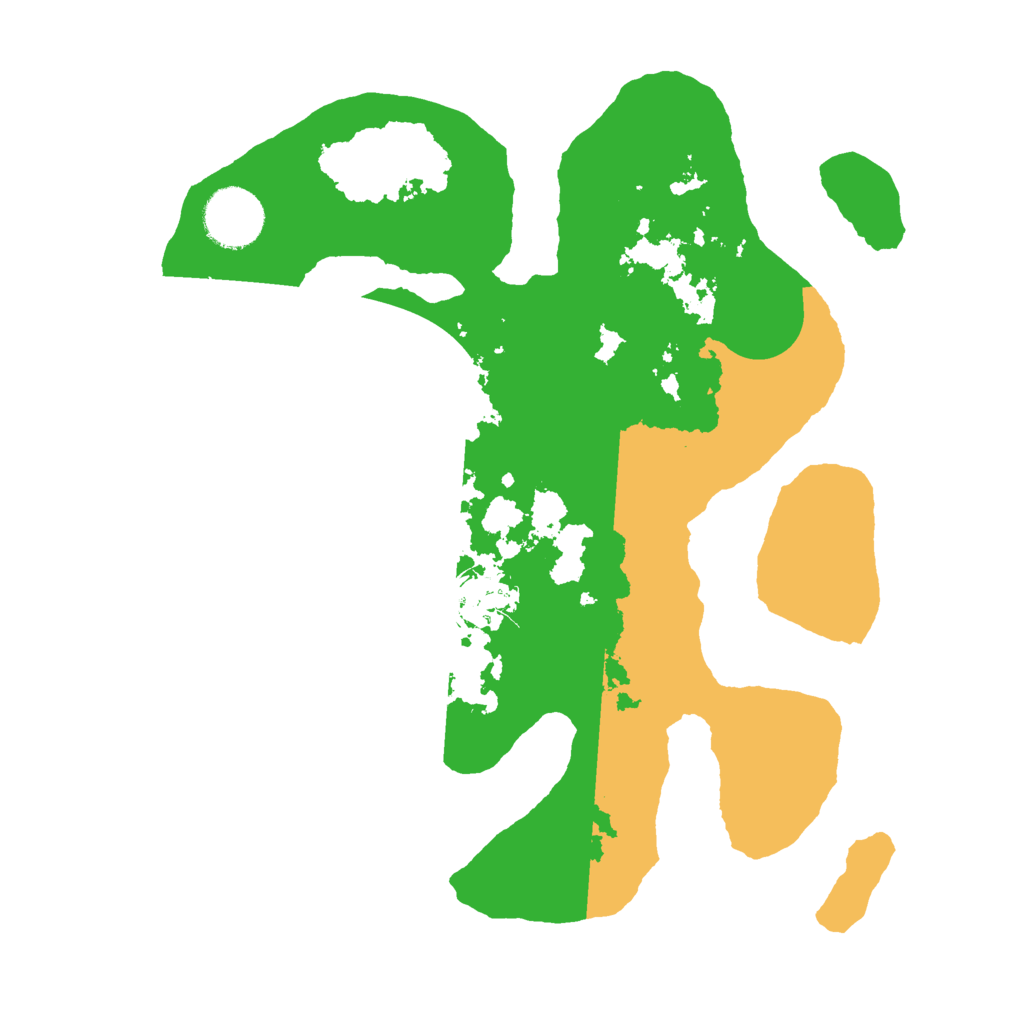 Biome Rust Map: Barren, Size: 3000, Seed: 257302