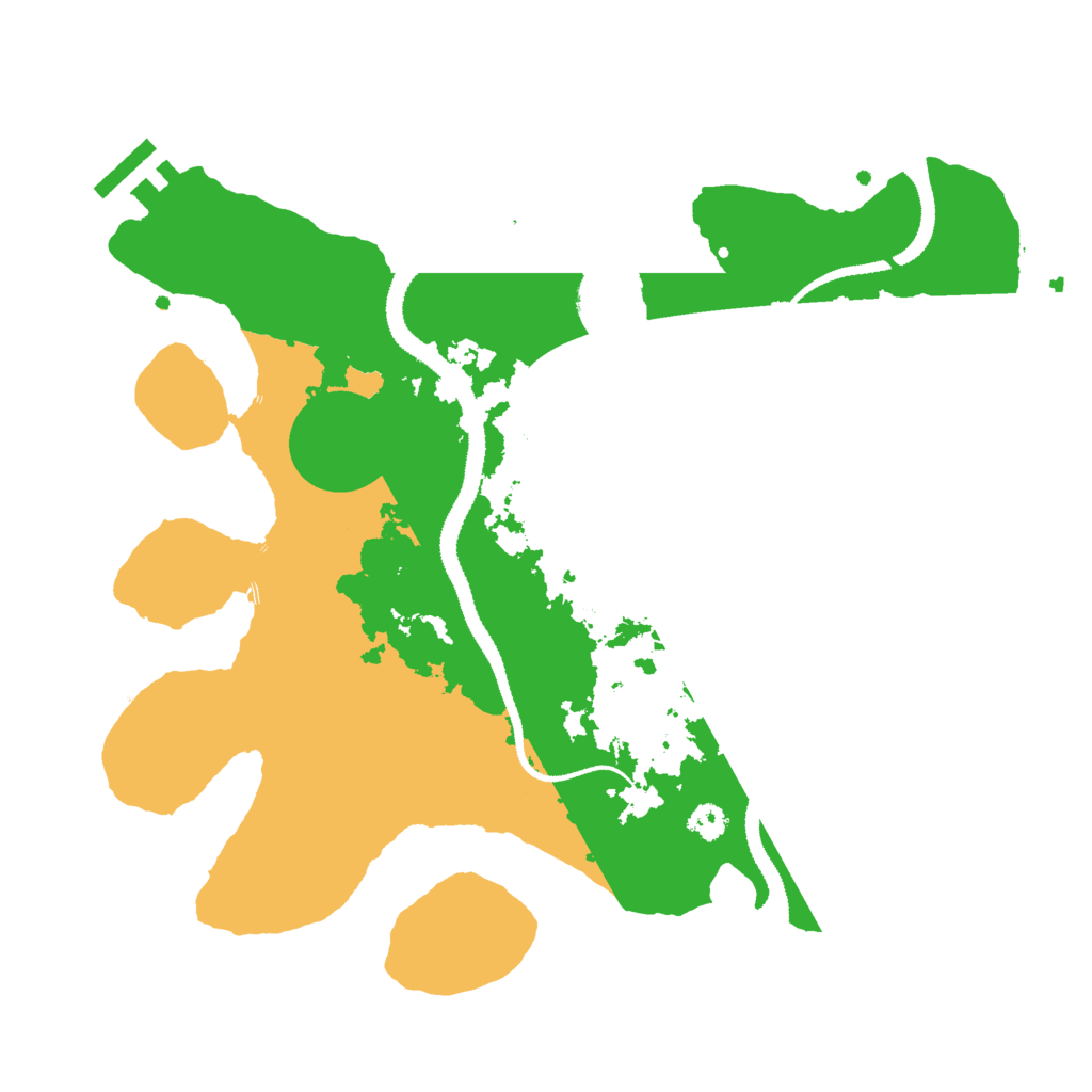 Biome Rust Map: Procedural Map, Size: 3000, Seed: 210159760