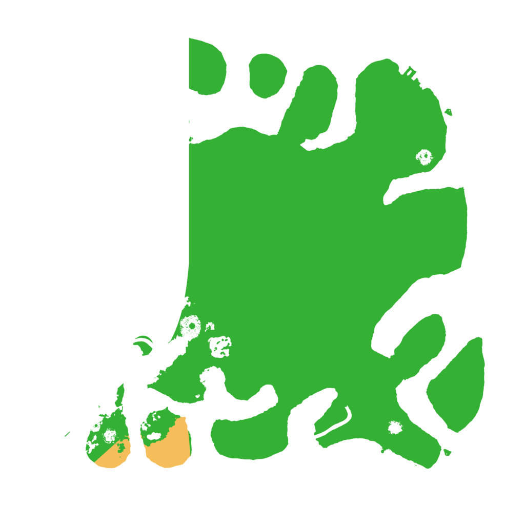 Biome Rust Map: Procedural Map, Size: 3500, Seed: 37564