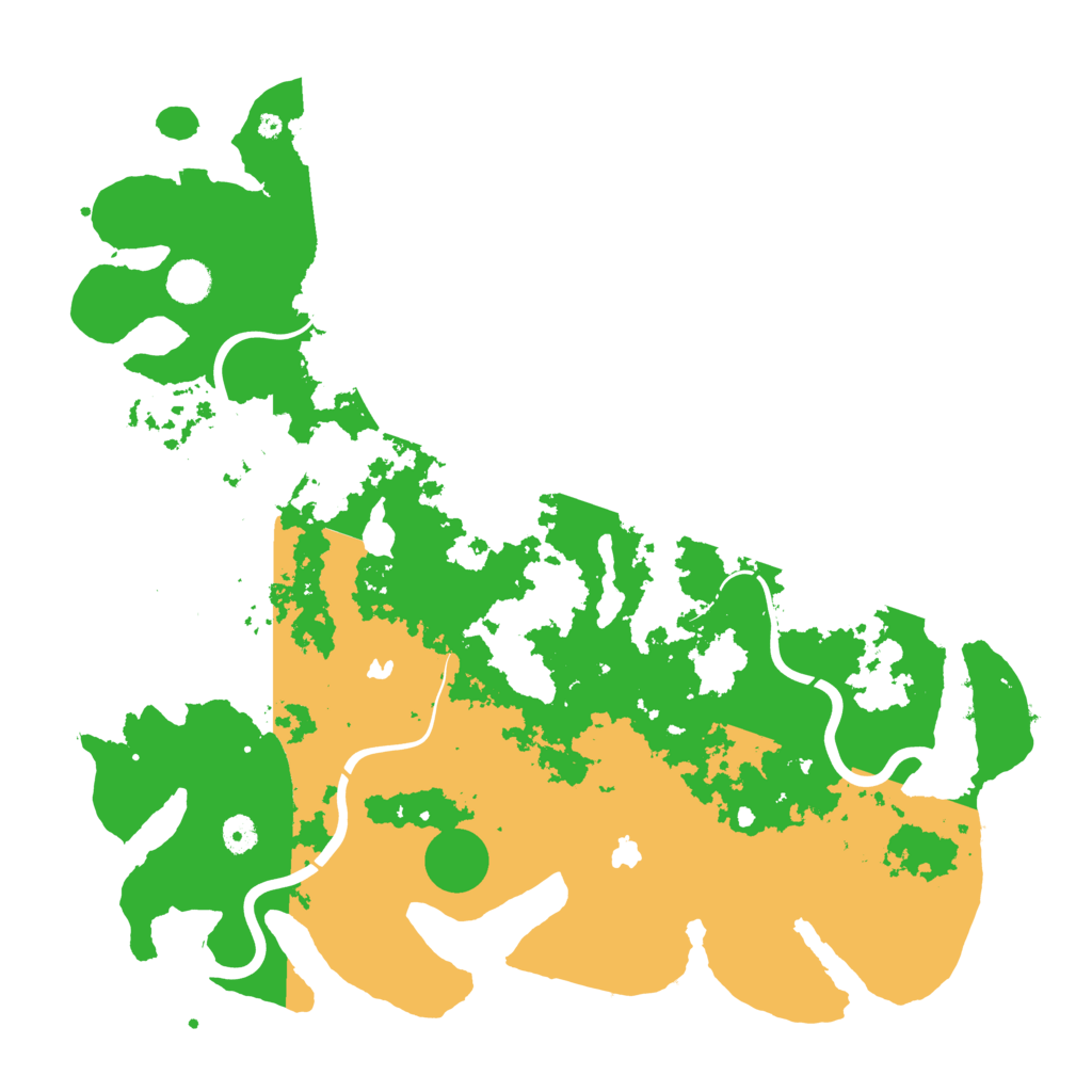 Biome Rust Map: Procedural Map, Size: 4500, Seed: 1819583314