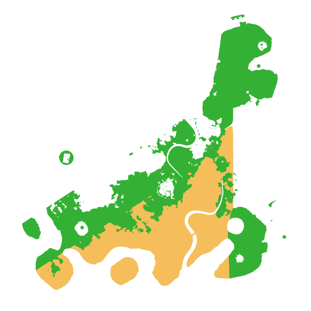 Biome Rust Map: Procedural Map, Size: 3500, Seed: 873456448