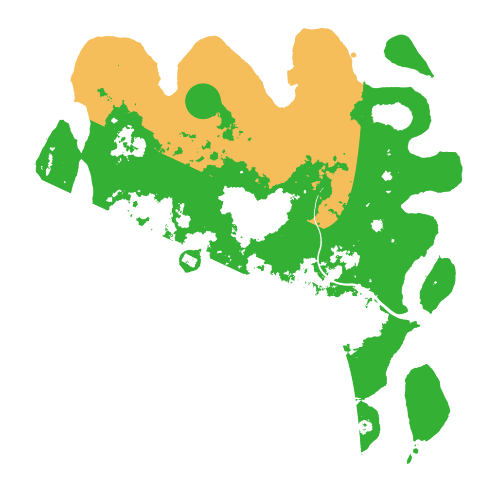 Biome Rust Map: Procedural Map, Size: 3700, Seed: 783291553