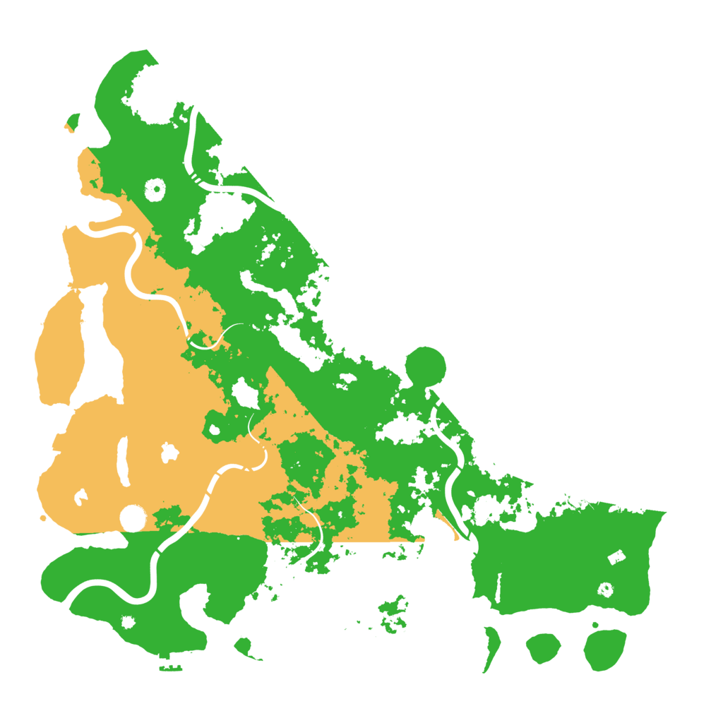 Biome Rust Map: Procedural Map, Size: 4800, Seed: 1234567890