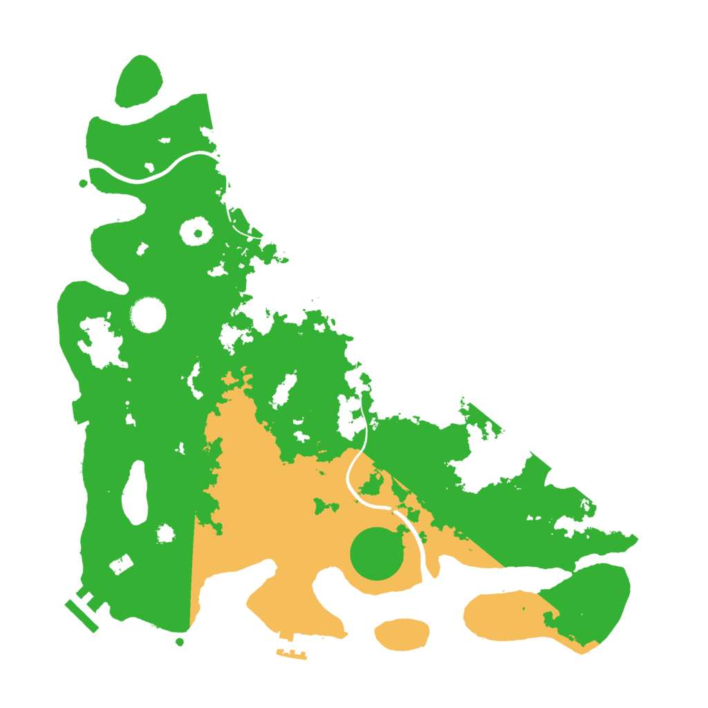 Biome Rust Map: Procedural Map, Size: 3500, Seed: 15238620