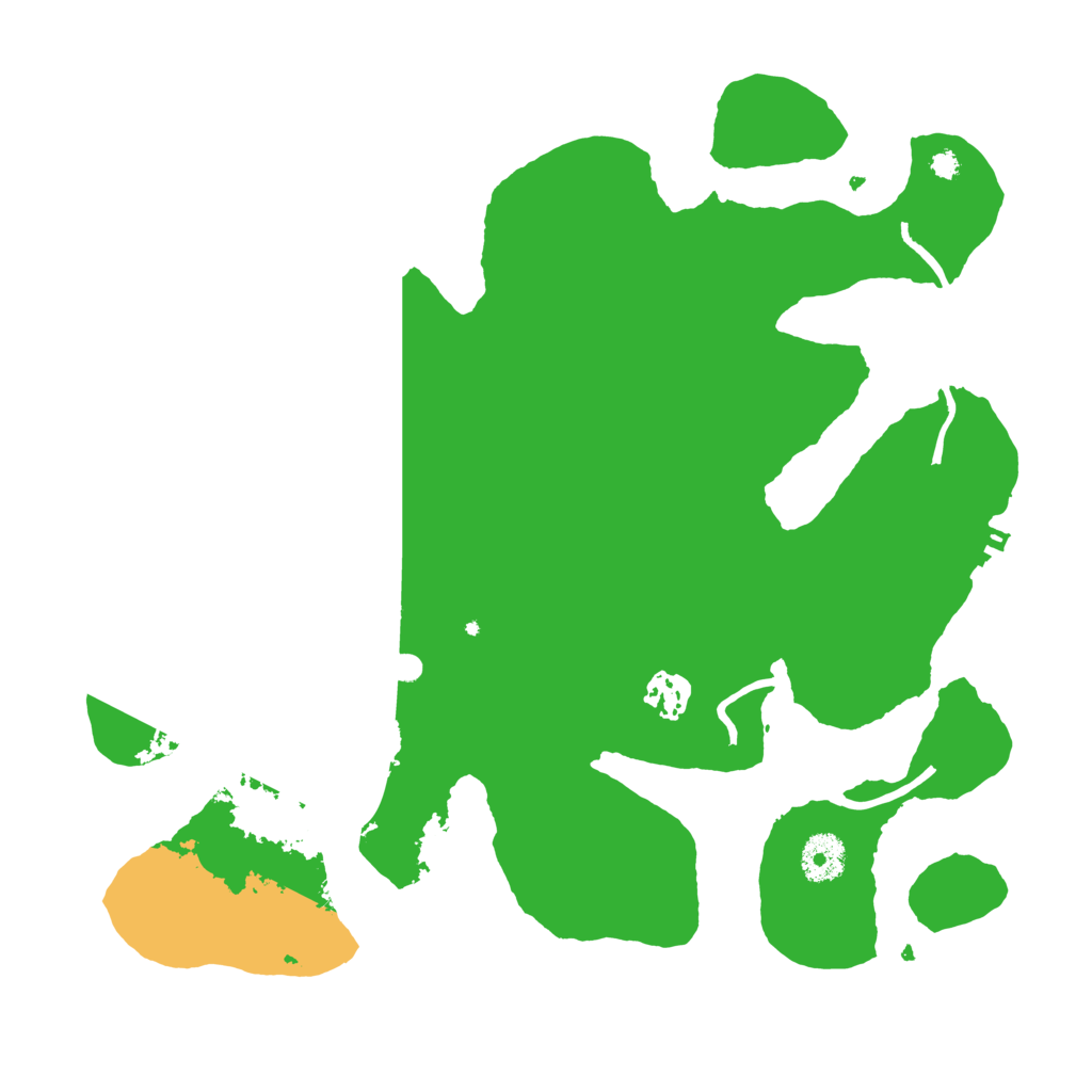 Biome Rust Map: Procedural Map, Size: 3500, Seed: 1504884076