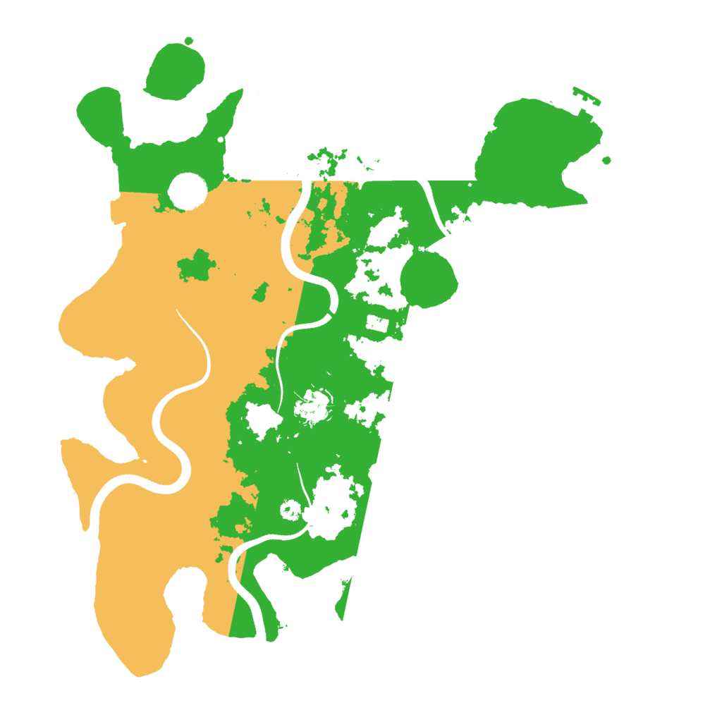 Biome Rust Map: Procedural Map, Size: 3500, Seed: 23750