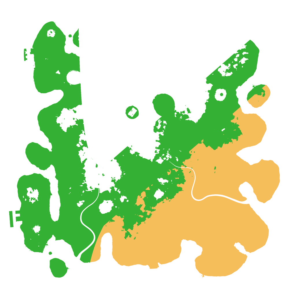 Biome Rust Map: Procedural Map, Size: 3700, Seed: 1713858784