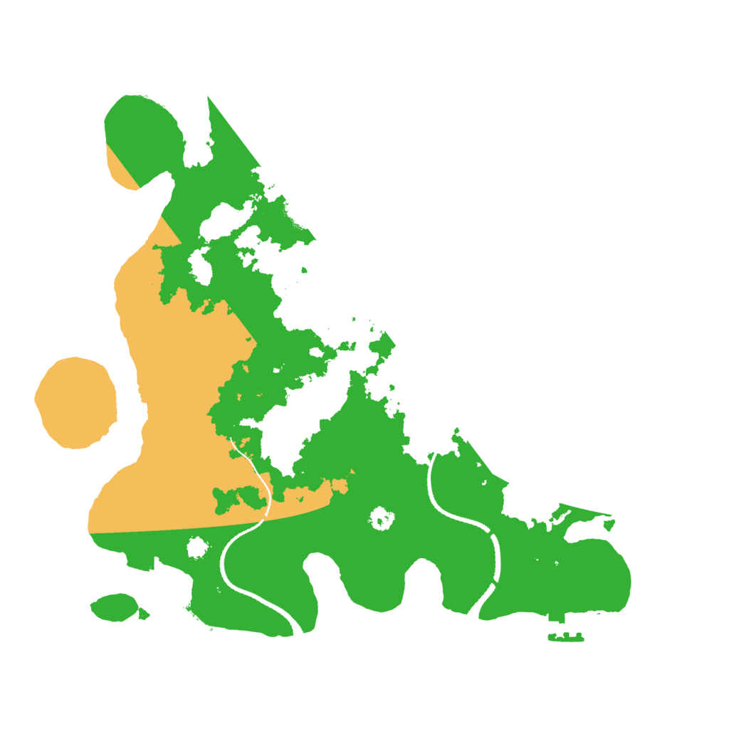 Biome Rust Map: Procedural Map, Size: 3100, Seed: 1341920825