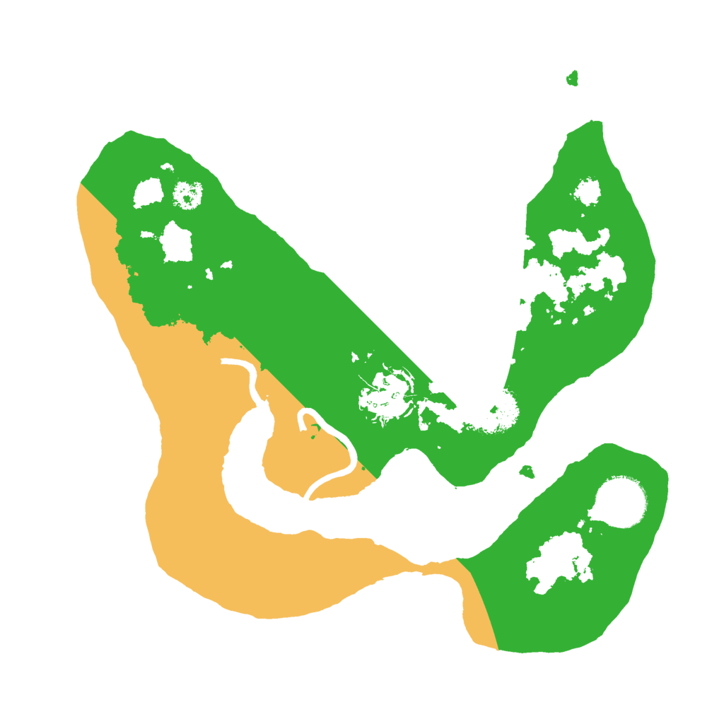 Biome Rust Map: Procedural Map, Size: 2500, Seed: 384523842