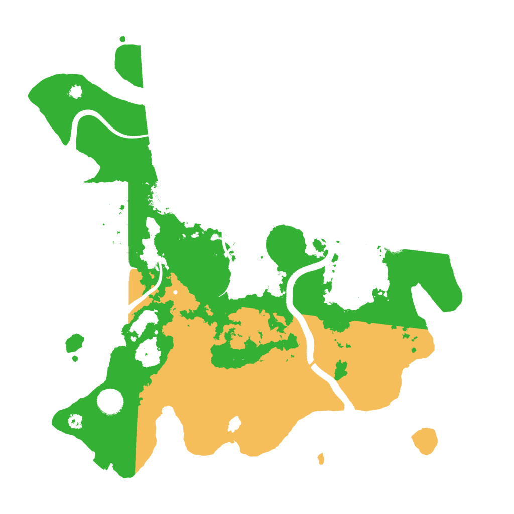 Biome Rust Map: Procedural Map, Size: 3500, Seed: 1356267479