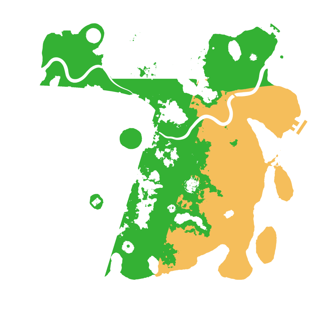 Biome Rust Map: Procedural Map, Size: 4000, Seed: 20379