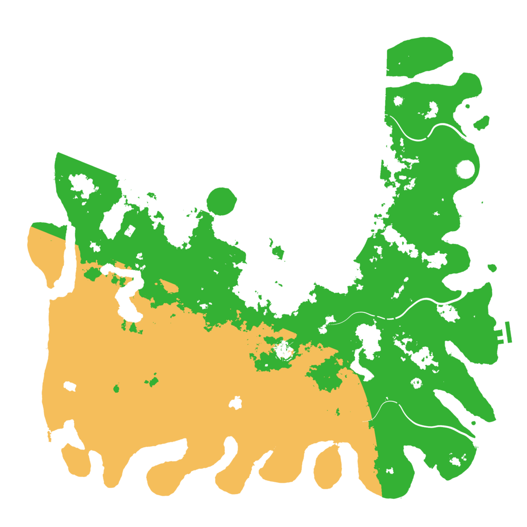 Biome Rust Map: Procedural Map, Size: 5000, Seed: 53406583