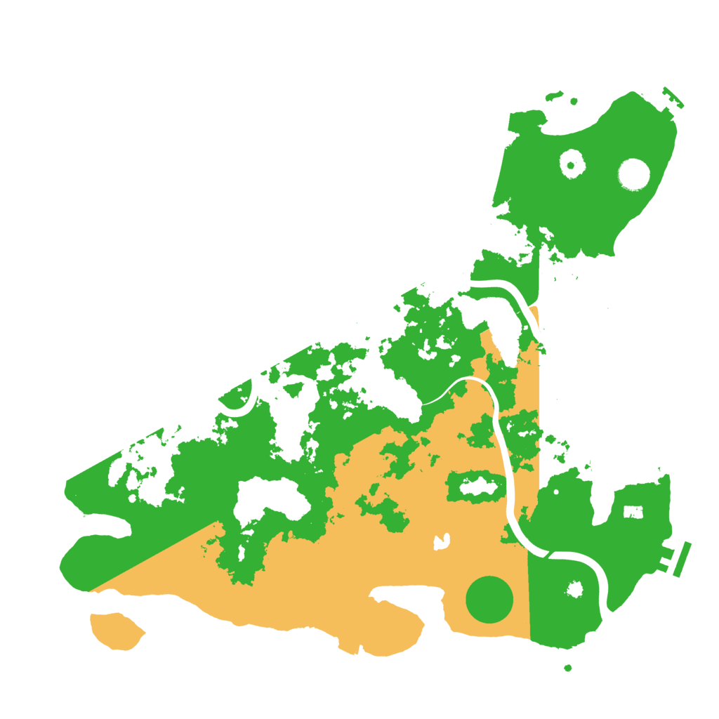 Biome Rust Map: Procedural Map, Size: 4000, Seed: 11000