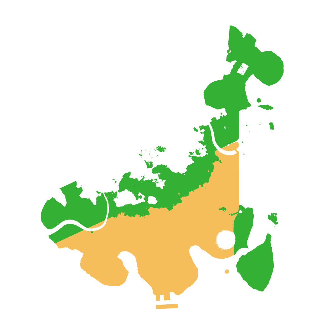 Biome Rust Map: Procedural Map, Size: 3000, Seed: 756157