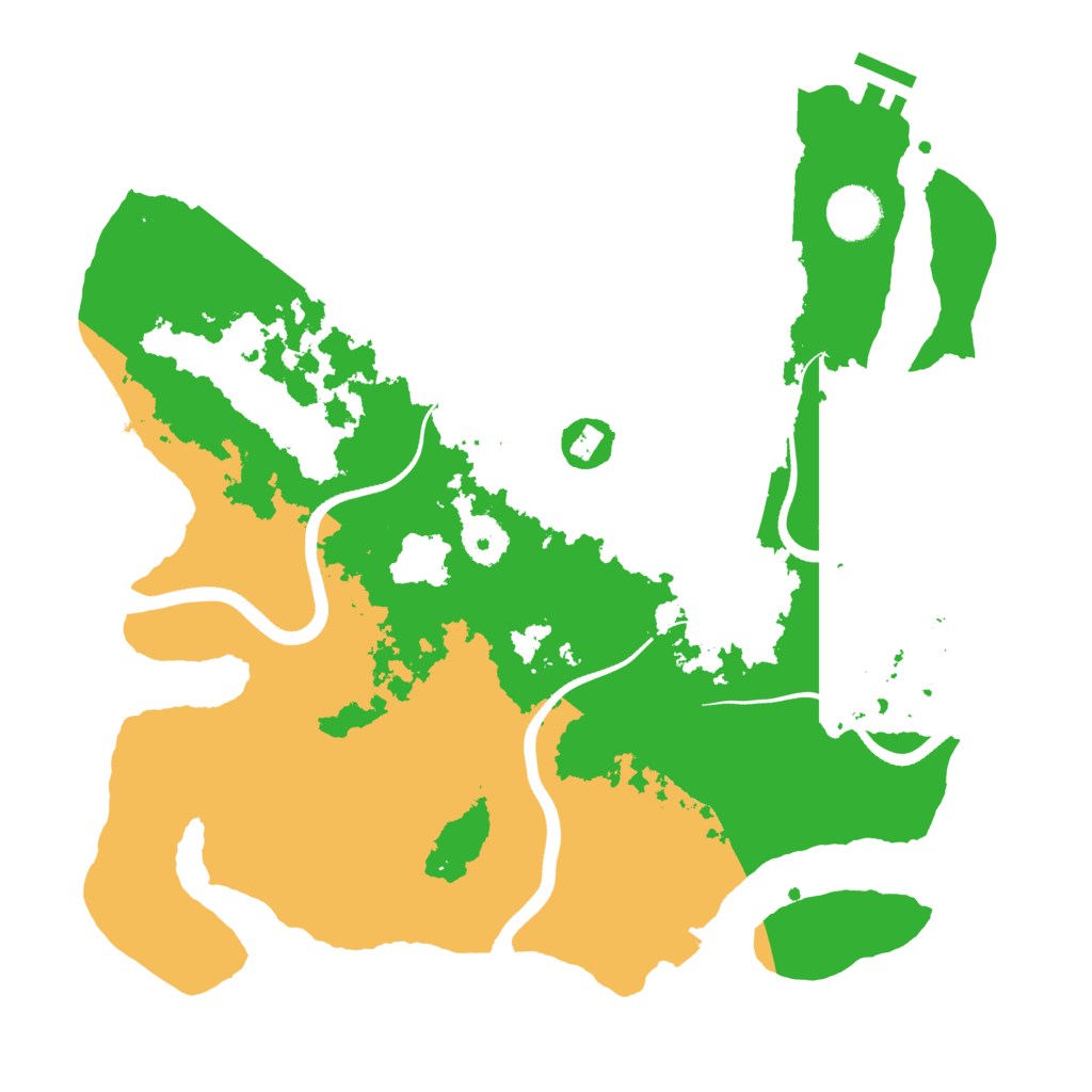 Biome Rust Map: Procedural Map, Size: 3500, Seed: 178941787