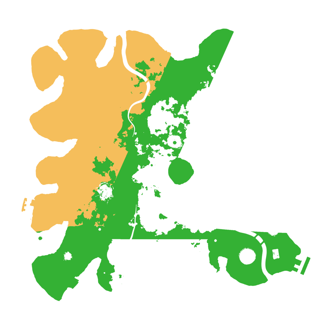 Biome Rust Map: Procedural Map, Size: 3500, Seed: 1772325539