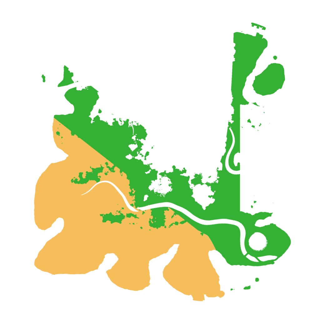 Biome Rust Map: Procedural Map, Size: 3200, Seed: 1231