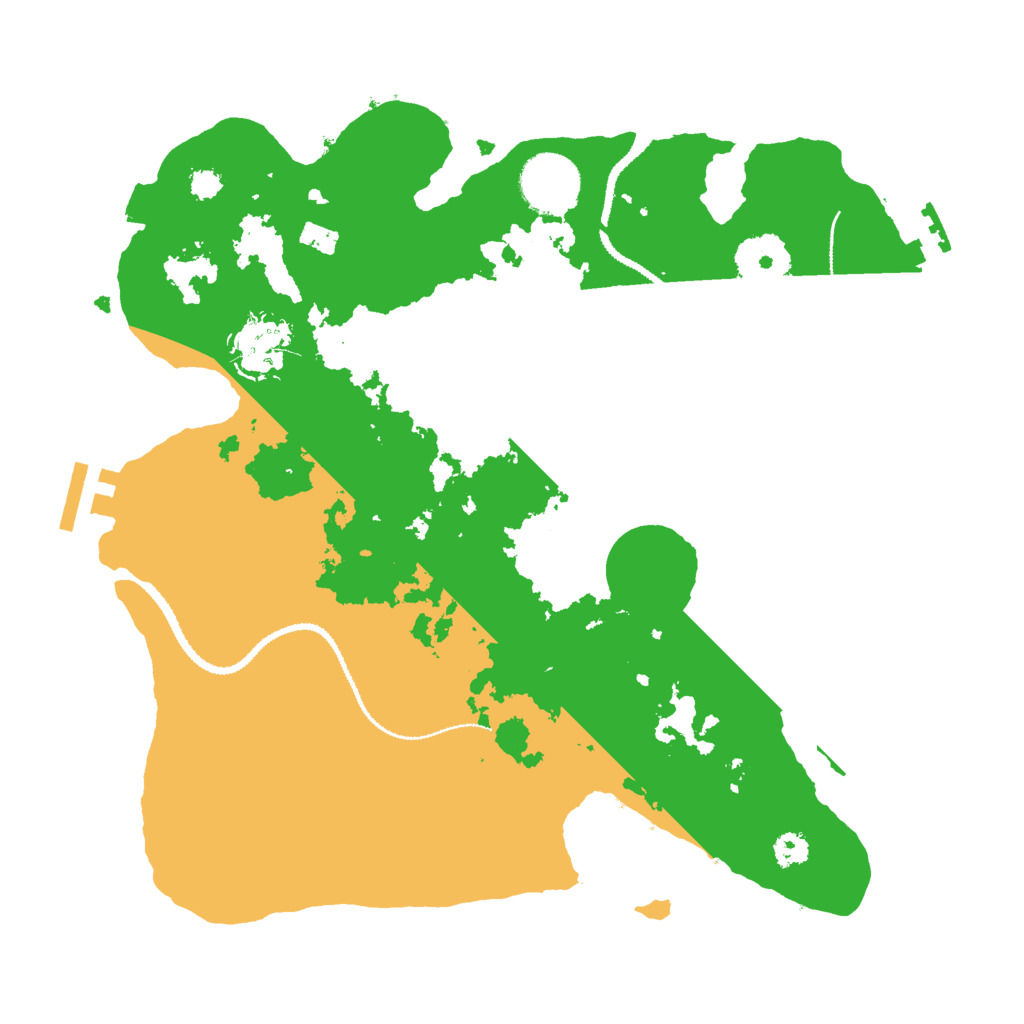 Biome Rust Map: Procedural Map, Size: 3000, Seed: 354641