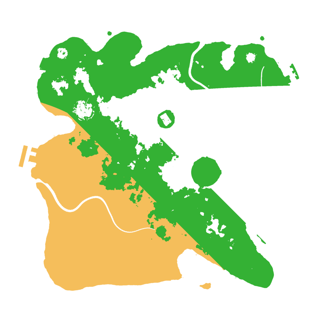 Biome Rust Map: Procedural Map, Size: 3000, Seed: 354641