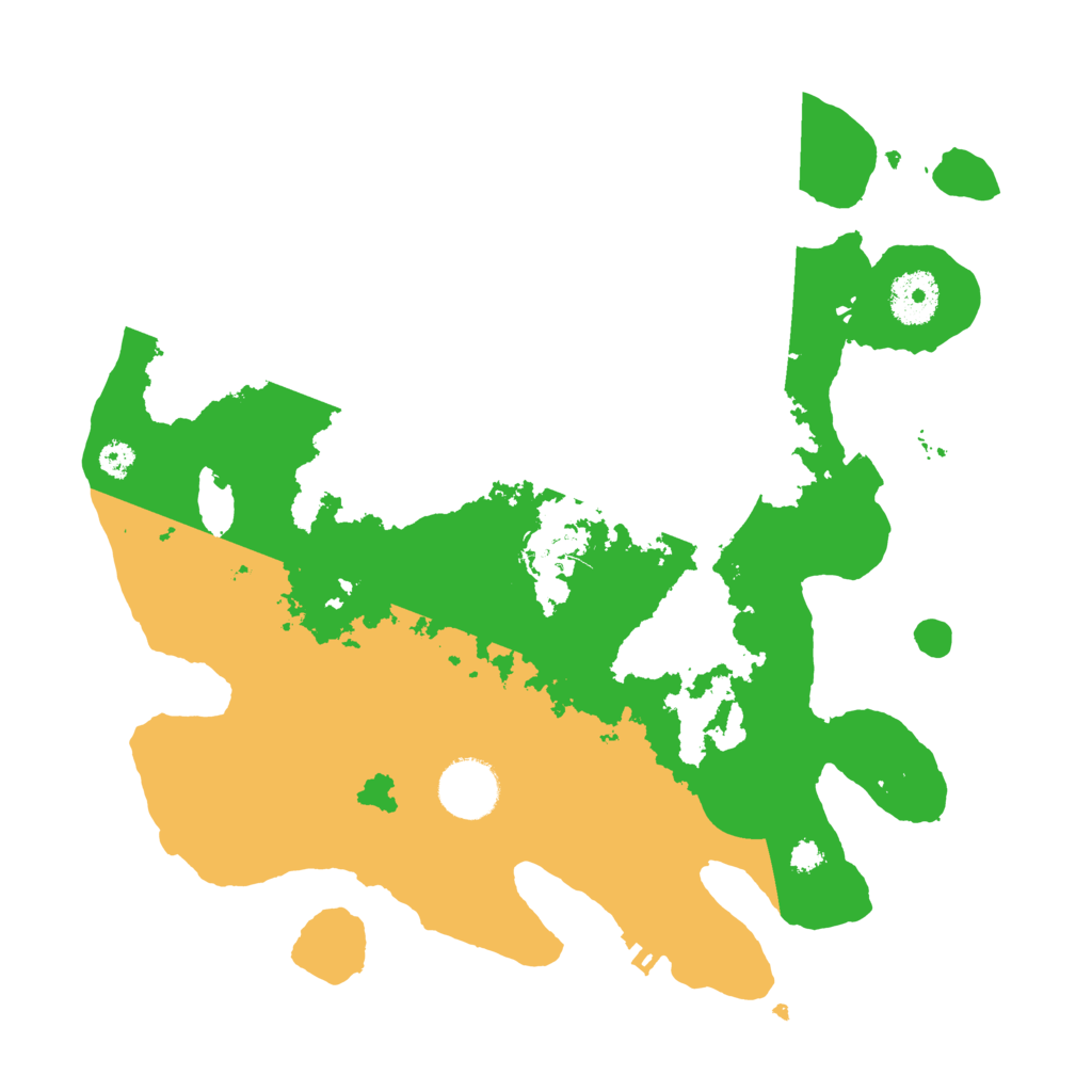 Biome Rust Map: Procedural Map, Size: 3200, Seed: 2005990896