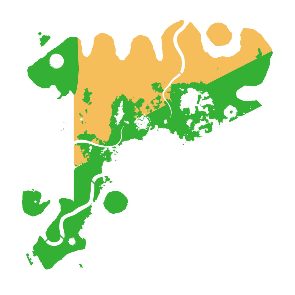 Biome Rust Map: Procedural Map, Size: 3600, Seed: 937100689