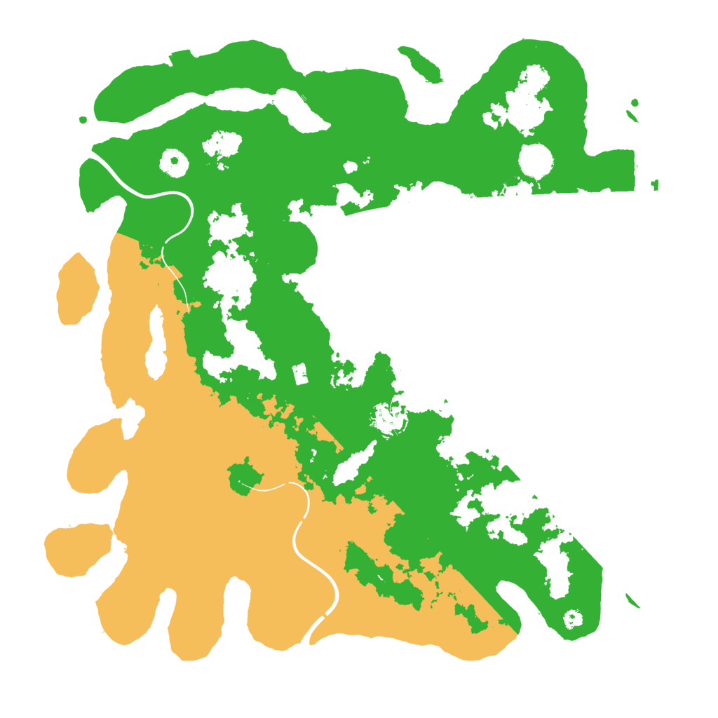 Biome Rust Map: Procedural Map, Size: 3800, Seed: 373637137