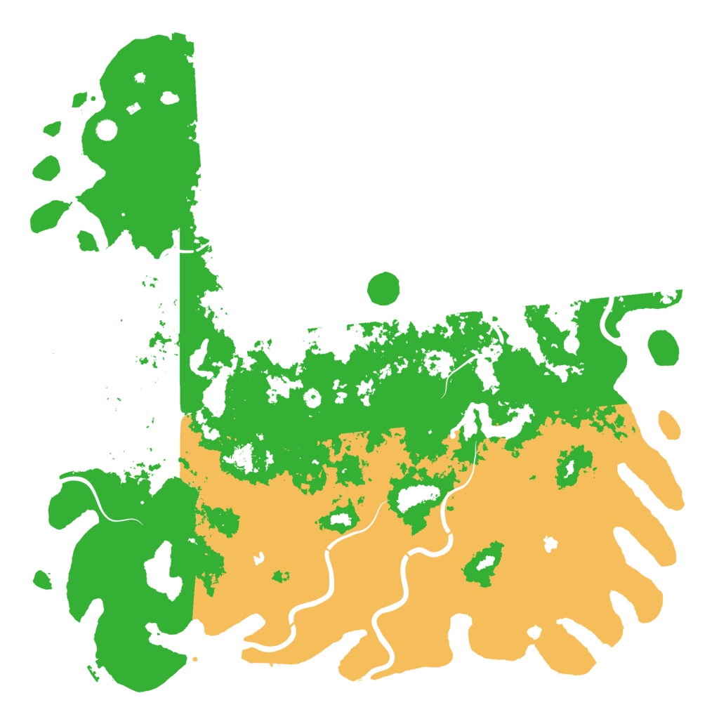 Biome Rust Map: Procedural Map, Size: 6000, Seed: 1414674986