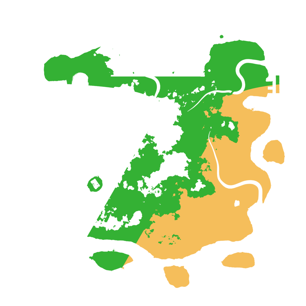 Biome Rust Map: Procedural Map, Size: 3500, Seed: 829535434