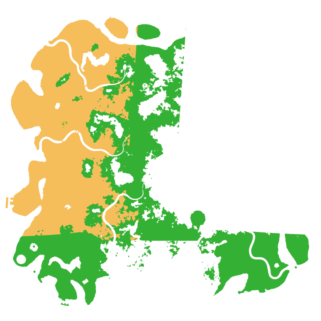 Biome Rust Map: Procedural Map, Size: 6000, Seed: 273137144