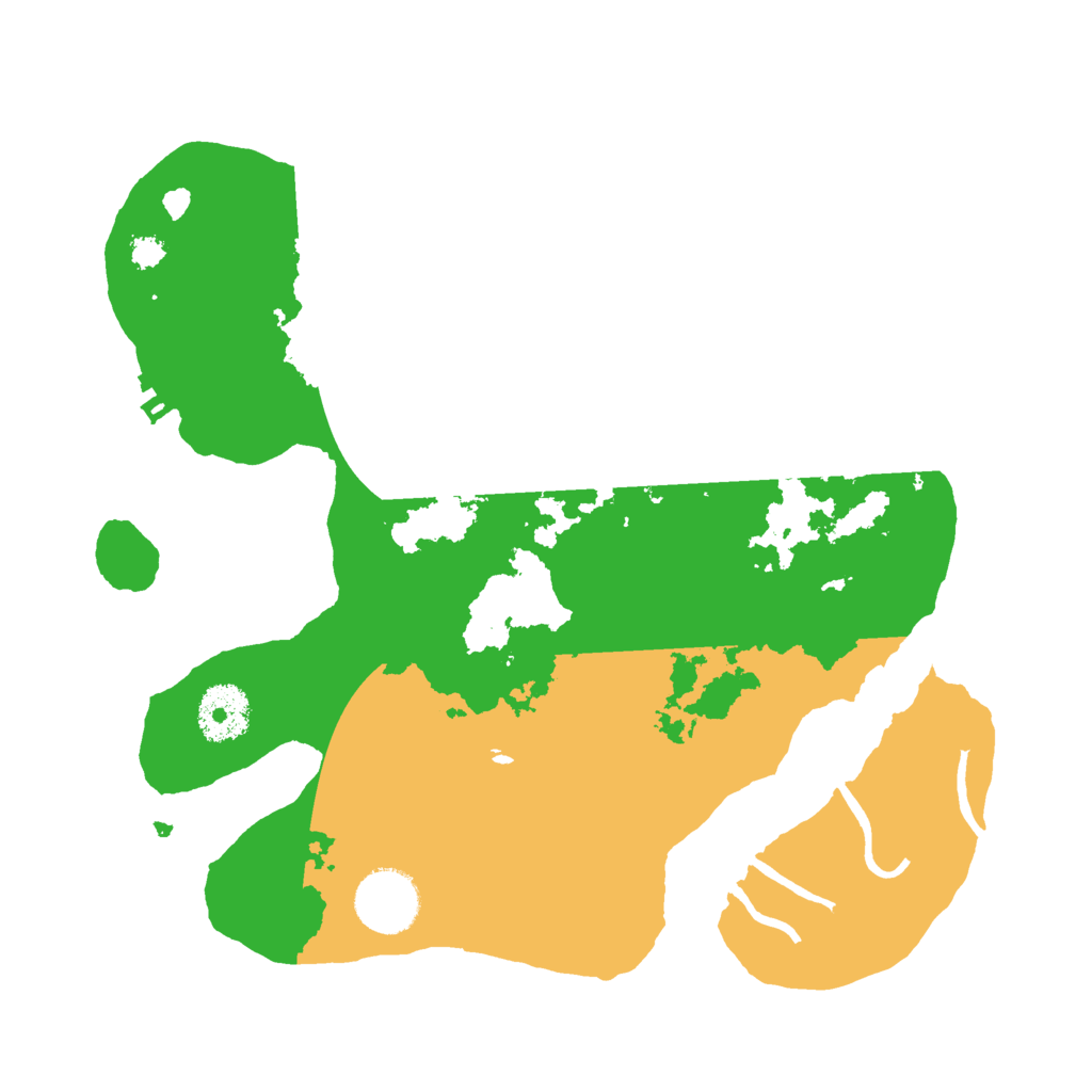 Biome Rust Map: Procedural Map, Size: 3000, Seed: 542733