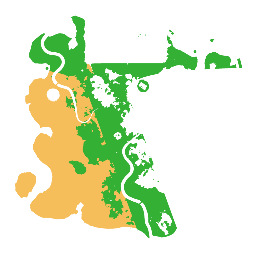 Biome Rust Map: Procedural Map, Size: 3500, Seed: 1504900431