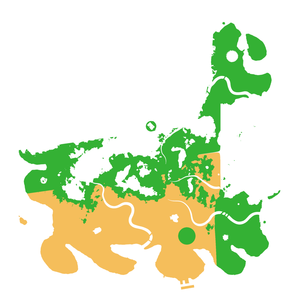 Biome Rust Map: Procedural Map, Size: 4500, Seed: 563349366