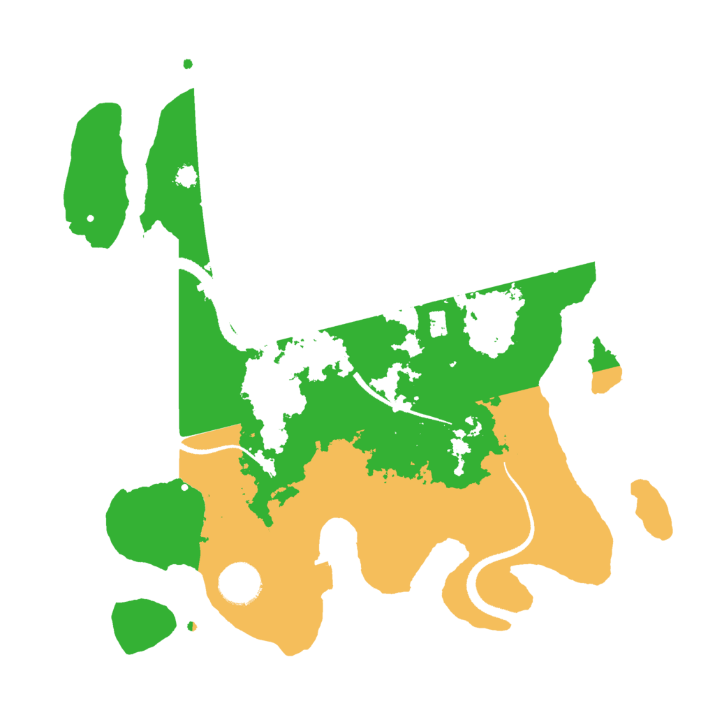 Biome Rust Map: Procedural Map, Size: 3000, Seed: 48431