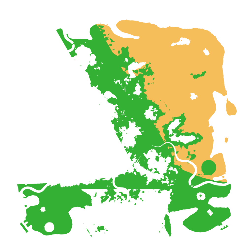 Biome Rust Map: Procedural Map, Size: 4500, Seed: 170166905