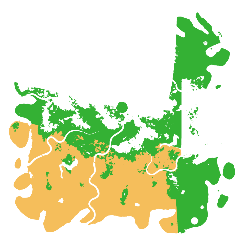 Biome Rust Map: Procedural Map, Size: 6000, Seed: 79120337