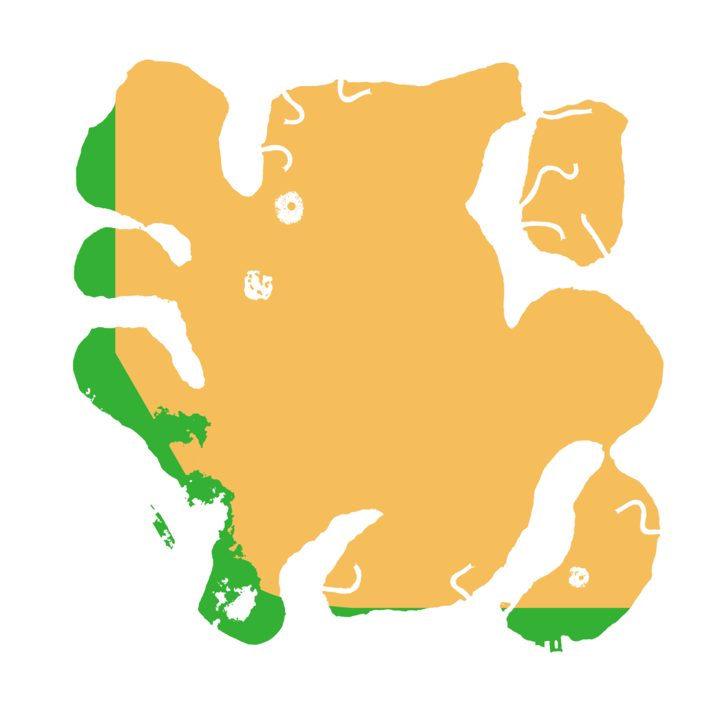 Biome Rust Map: Procedural Map, Size: 3500, Seed: 611461257