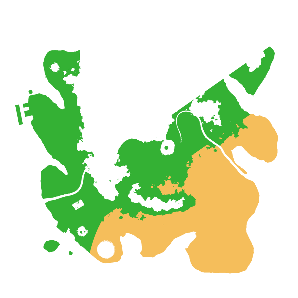Biome Rust Map: Procedural Map, Size: 3000, Seed: 683531610