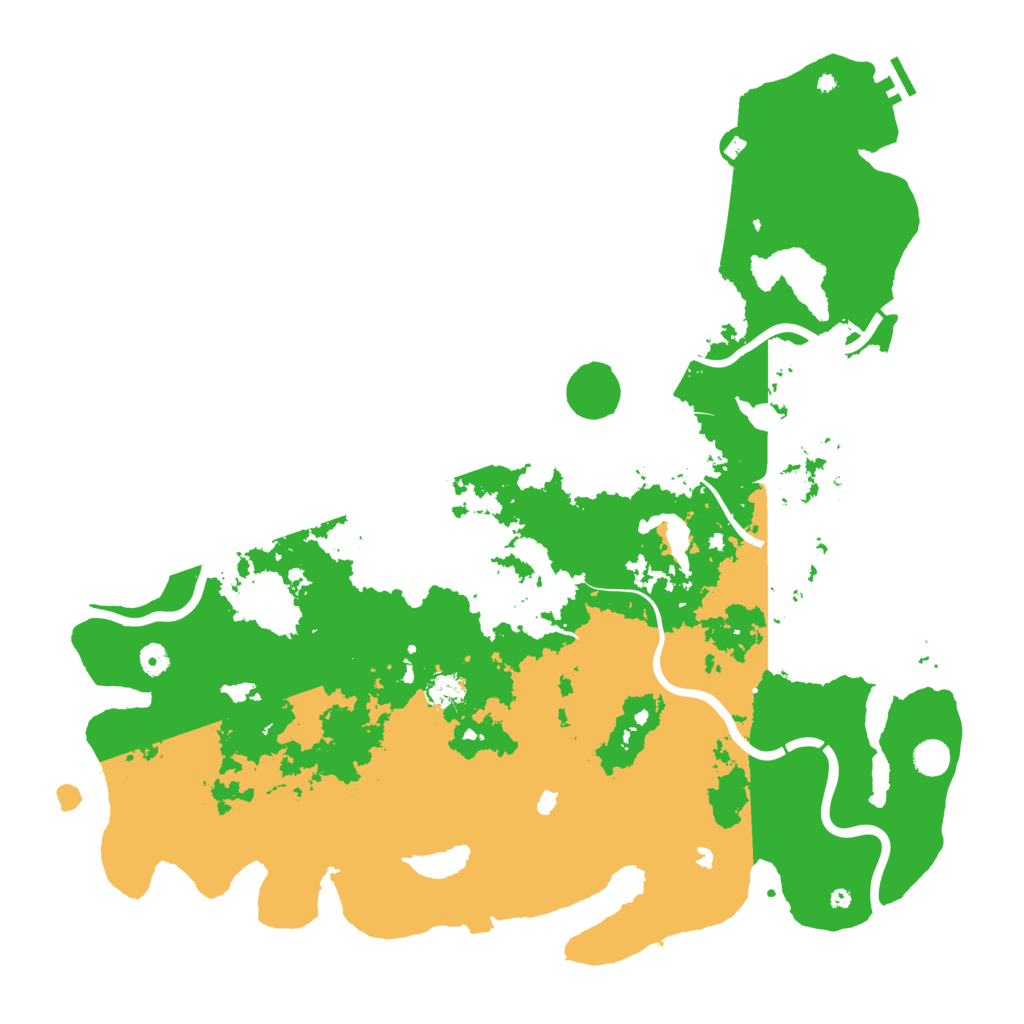 Biome Rust Map: Procedural Map, Size: 5000, Seed: 91934