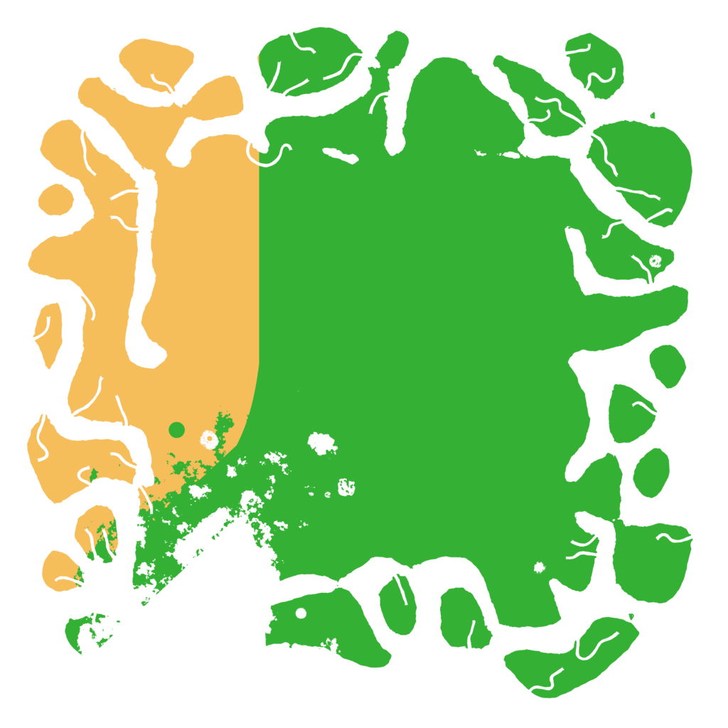 Biome Rust Map: Procedural Map, Size: 6000, Seed: 29638928